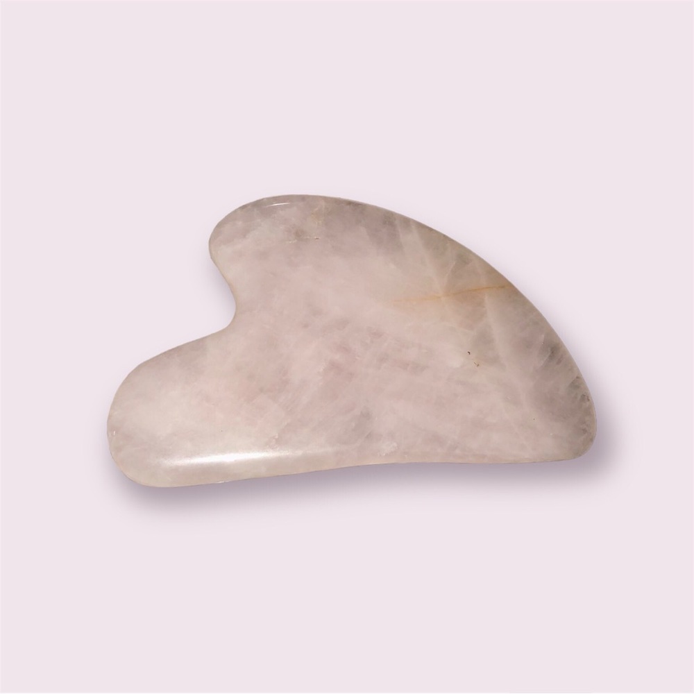 (FREE WITH BUNDLE) Rose Quartz Gua Sha Massager Tool